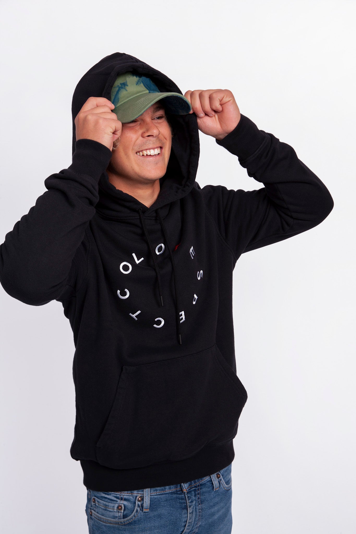 Elephant Hoodie Black
