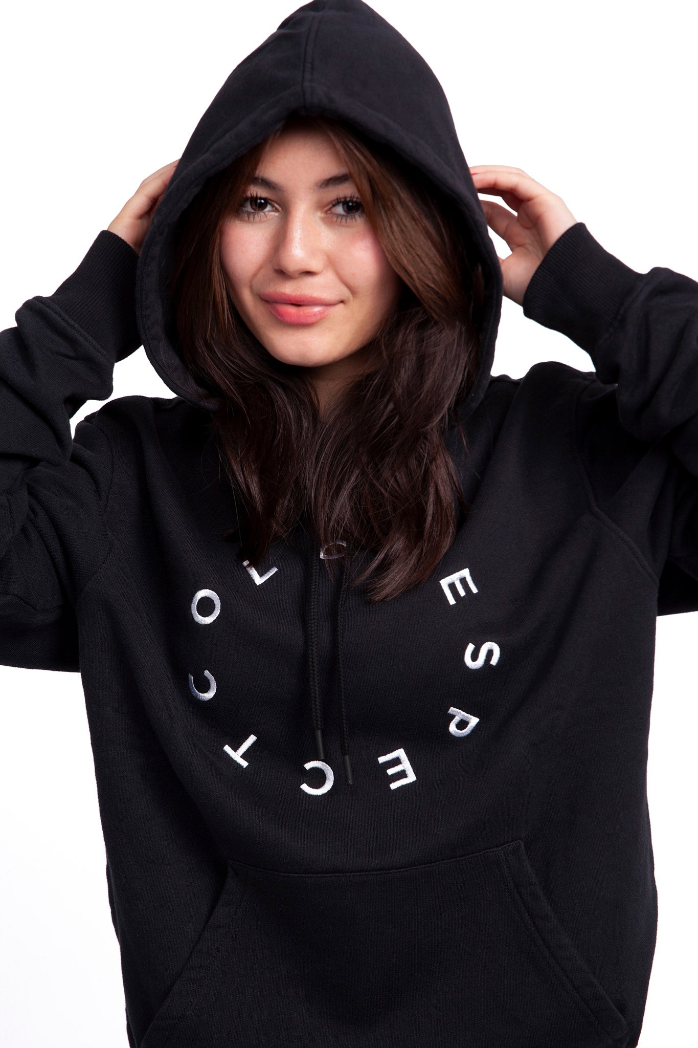 Elephant Hoodie Black