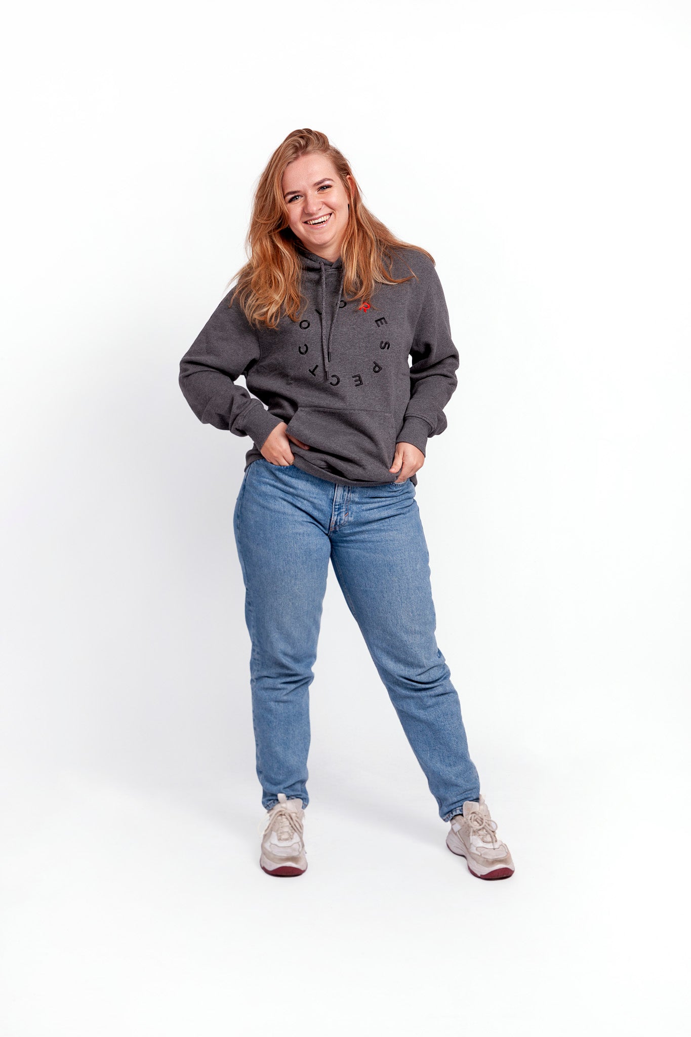 Elephant Hoodie Grey Melange