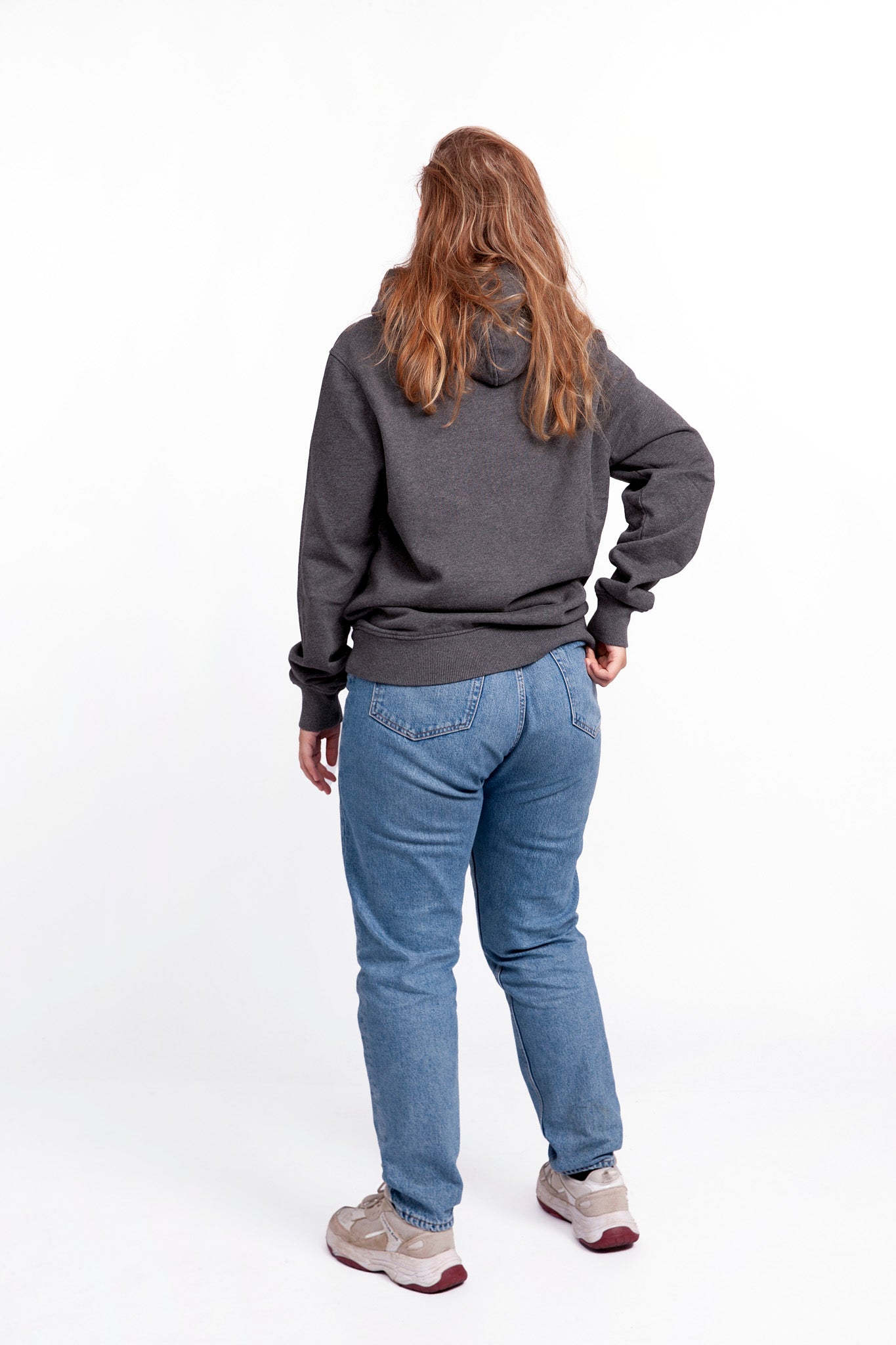 Elephant Hoodie Grey Melange