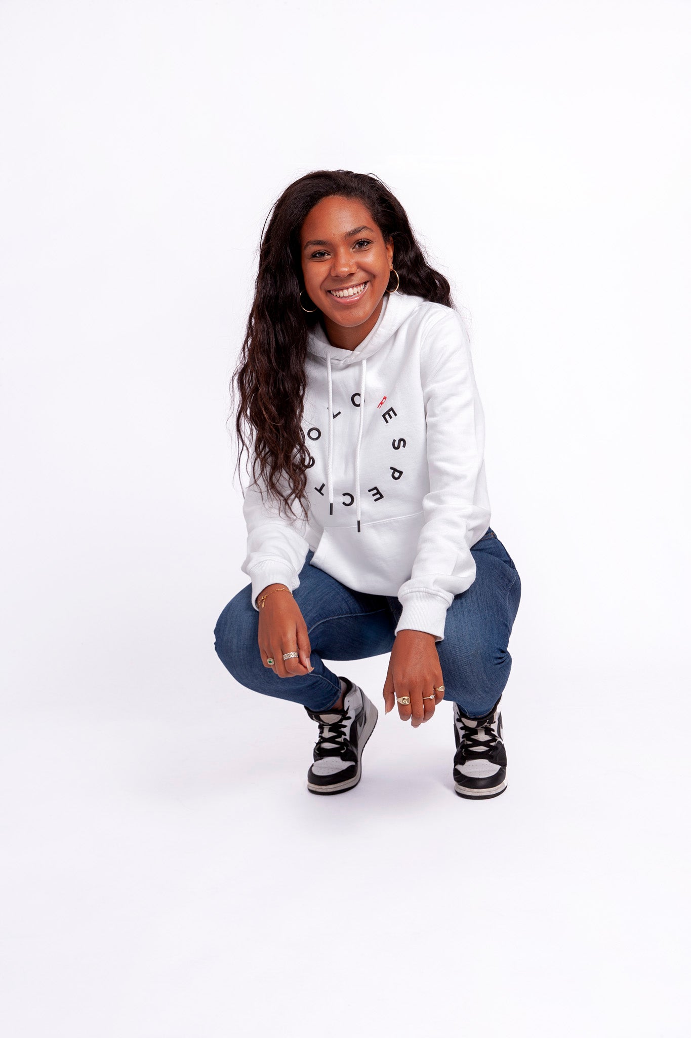 Elephant Hoodie White