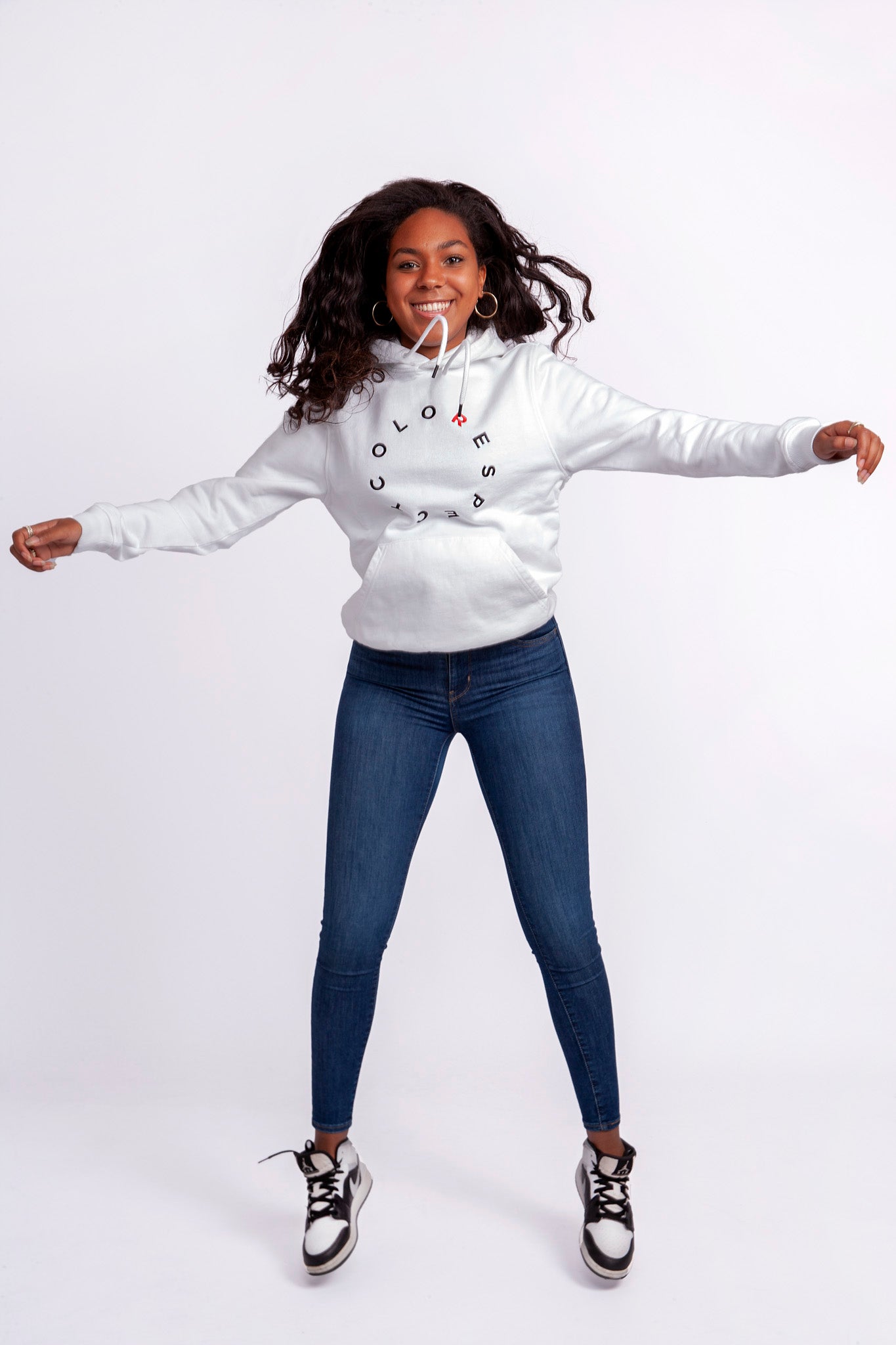 Elephant Hoodie White