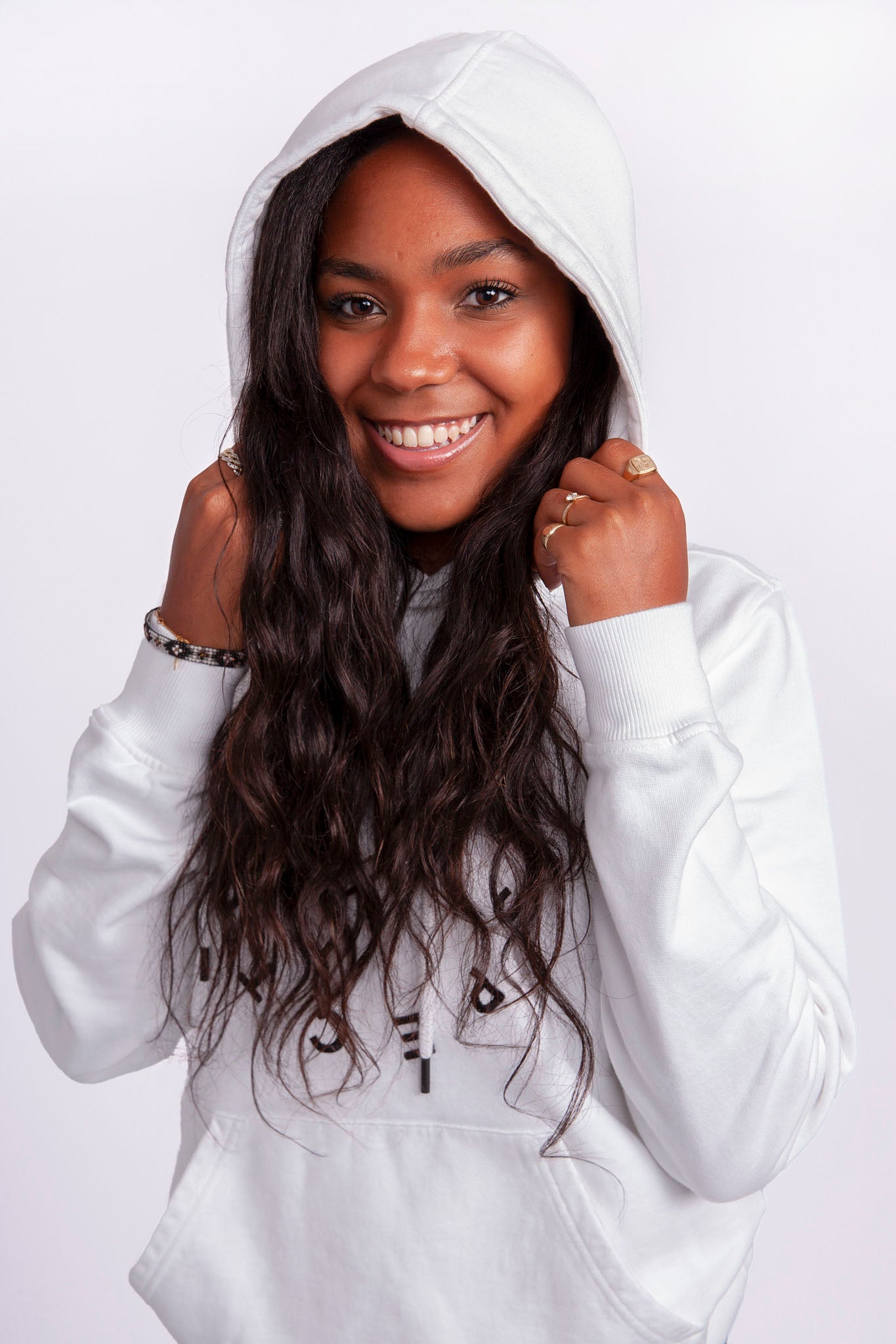 Elephant Hoodie White
