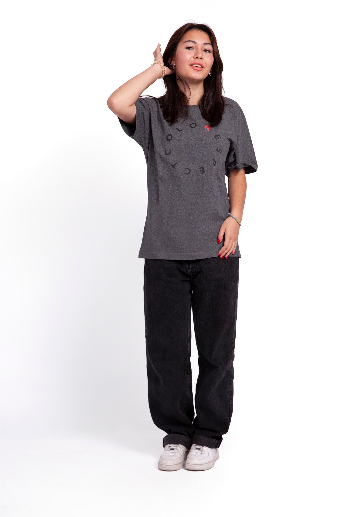 Lion T-Shirt Grey Melange