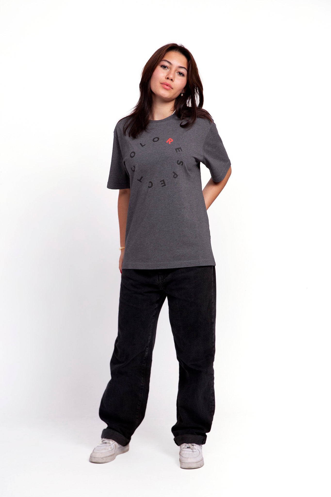 Lion T-Shirt Grey Melange