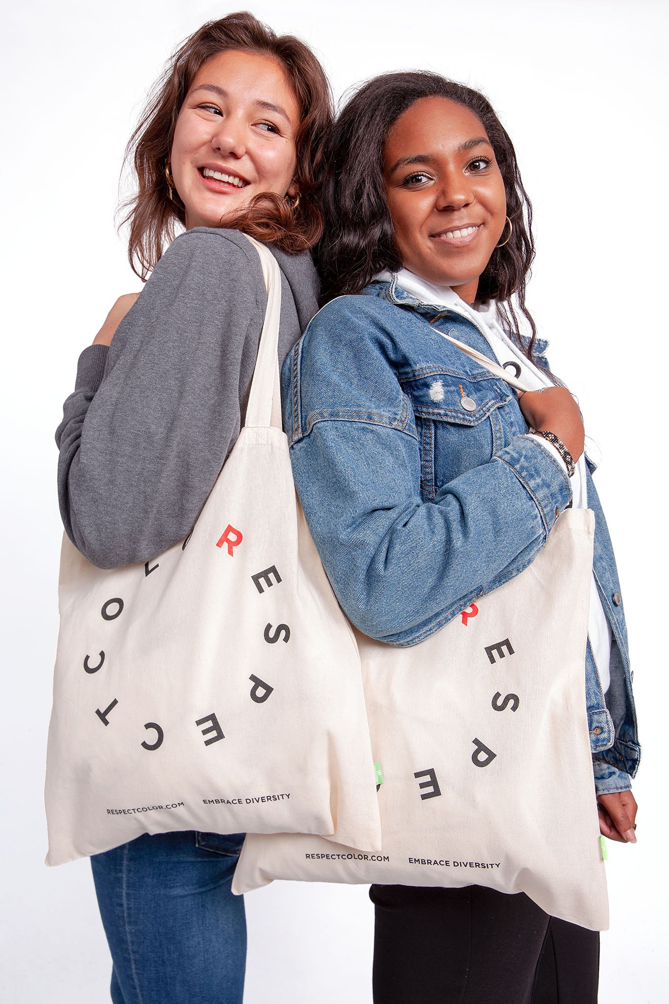 White Cotton Shopper