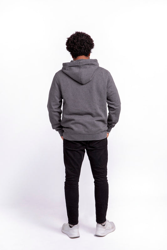 Elephant Hoodie Grey Melange