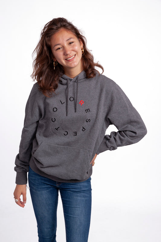 Elephant Hoodie Grey Melange